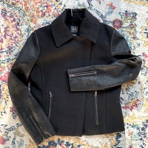 Excellent Armani Exchange Moto Style Jacket